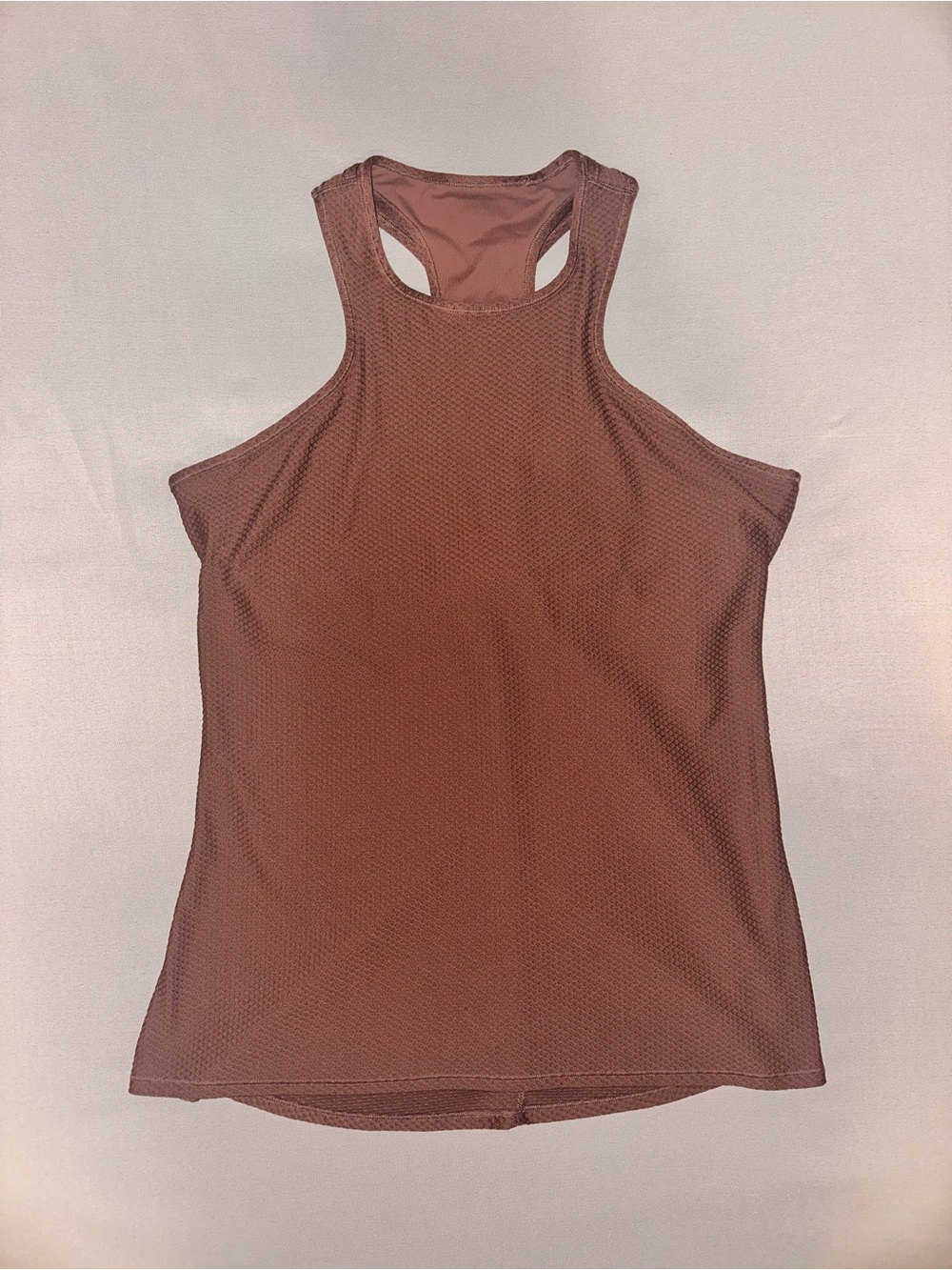 CALIA by Carrie Underwood Mauve Mesh Racerback Tank